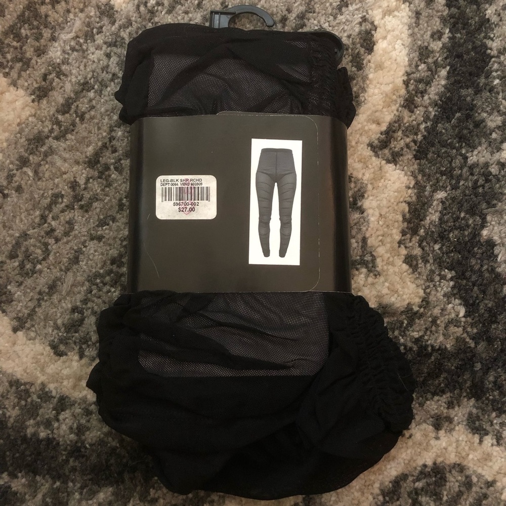 Torrid black sheer leggings plus size 2